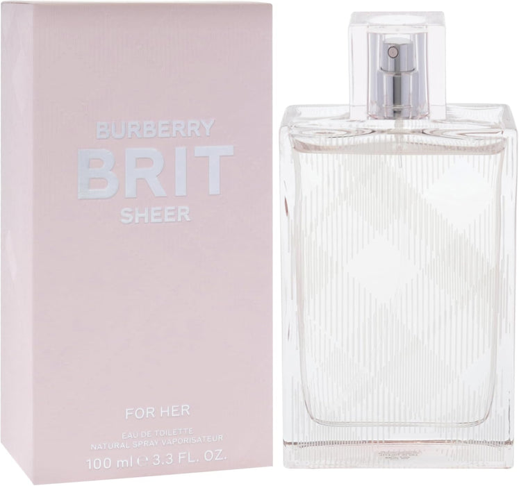 Burberry Brit Sheer by Burberry for Women - 3.3 oz EDT Spray