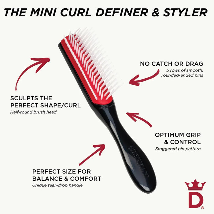 Denman 5 Row Classic Pocket Styling Brush