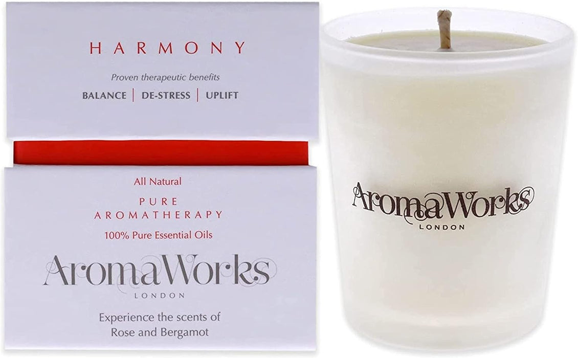 Harmony Candle Small by Aromaworks for Unisex - 2.65 oz Candle