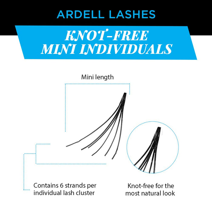 Cils individuels noirs ARDELL Duralash sans nœuds Naturals - Mini 