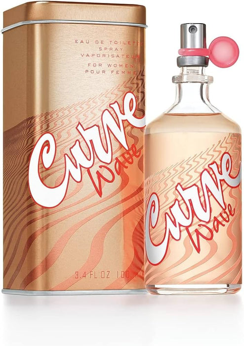 Curve Wave de Liz Claiborne para mujeres - Spray EDT de 3,4 oz