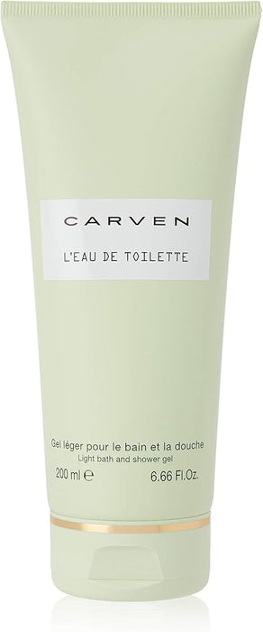 Leau De Toilette by Carven for Women - 6.66 oz Light Bath and Shower Gel