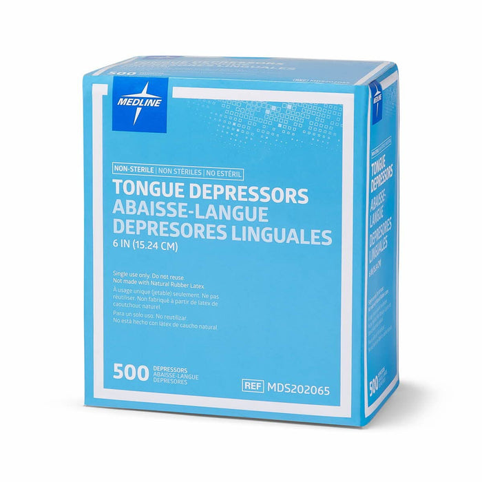 Tongue Depressors No-Sterile by Medline for Unisex - 500 Pc Depressors