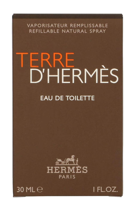 Terre Dhermes de Hermes para hombres - Spray EDT de 1 oz (recargable)