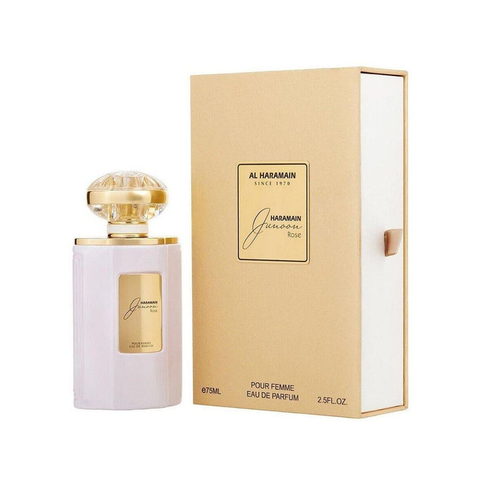 Junoon Rose de Al Haramain para mujeres - Spray EDP de 2,5 oz