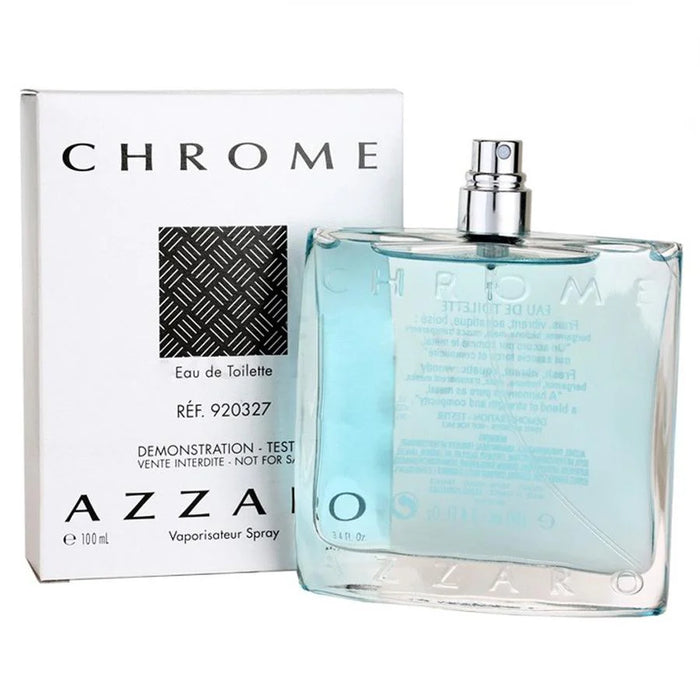 Chrome de Azzaro para hombres - Spray EDT de 3,4 oz (probador)