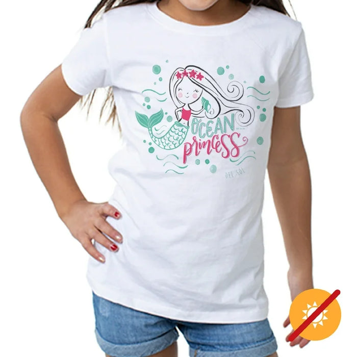 T-shirt ras du cou pour enfants - Ocean Princess par DelSol pour enfants - T-shirt 1 pièce (2T)