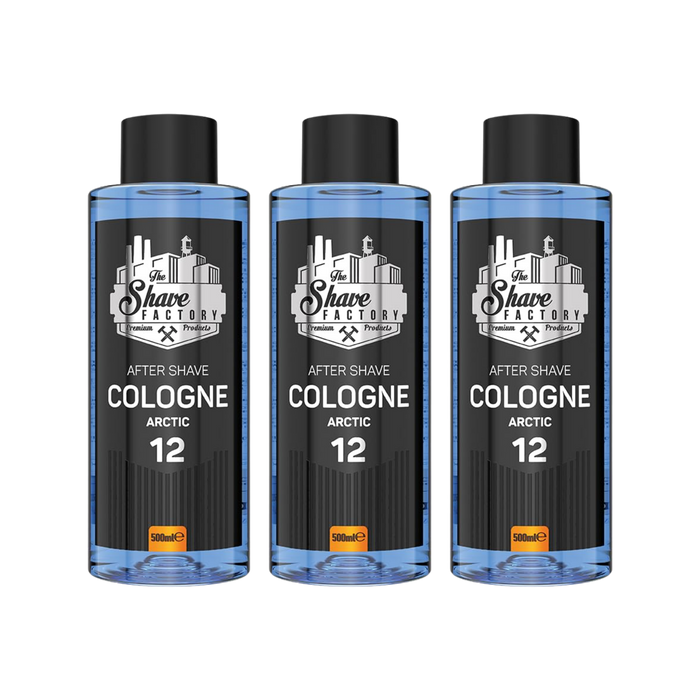 The Shave Factory No. 12 Arctic Aftershave Cologne (Multipack)
