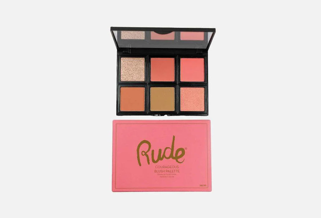 RUDE Courageous Blush Palette