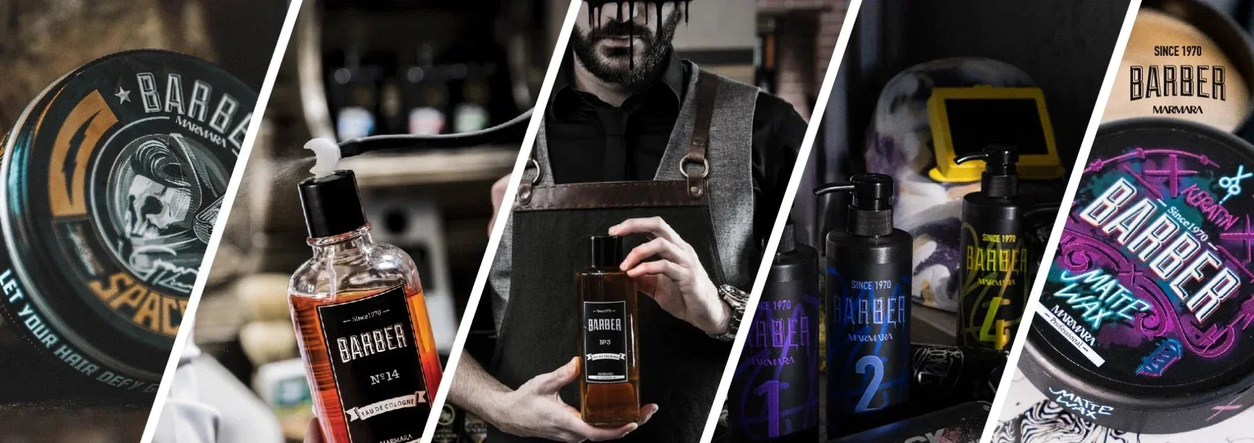 Marmara Barber Aftershave Cologne No.5, 16.9 oz - Multipack