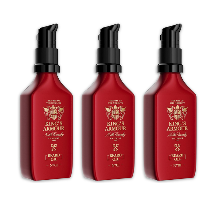 King's Amour Victorian Beard Oil No.1  Multipack - Mega Deal