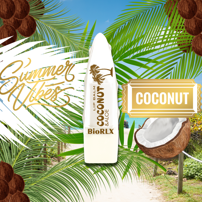 BioRLX Coconut with Aloe Vera Lip Balm