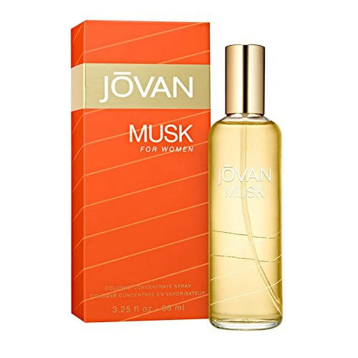 Jovan Musk de Jovan para mujeres - Spray concentrado de colonia de 3,25 oz