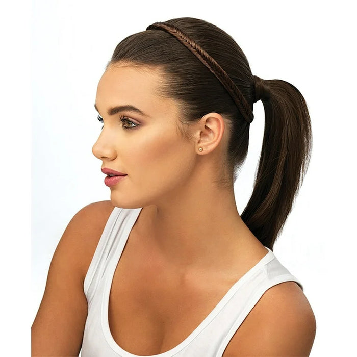 Pop Fishtail Braid Headband - R6 Dark Chocolate by Hairdo for Women - 1 Pc Hair Band