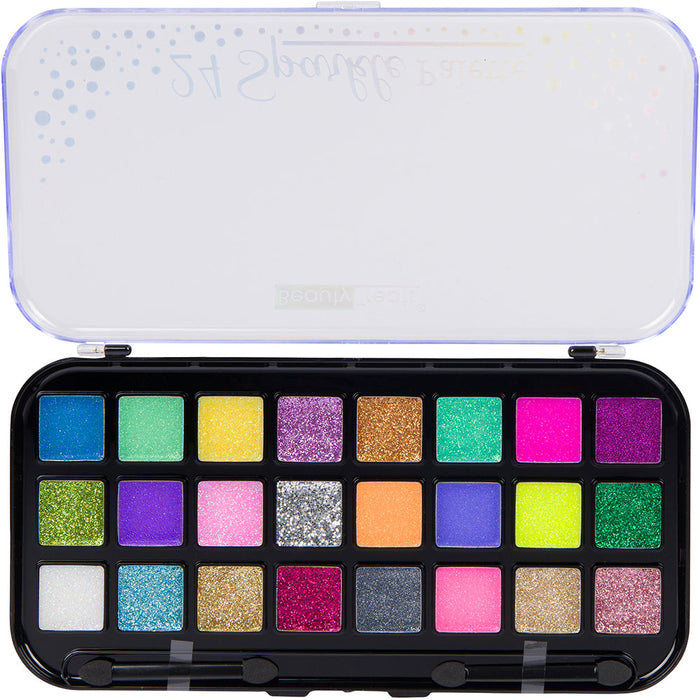 BEAUTY TREATS 24 Sparkle Palette (Paillettes à base de crème) Coffret de présentation 12 pièces 