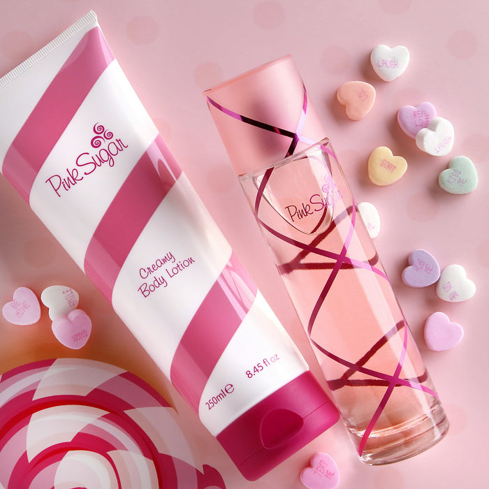 Pink Sugar Glossy de Aquolina para mujeres - Gel de ducha de 8,45 oz