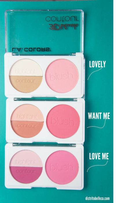 LA COLORS 3D Blush Contour - True Love