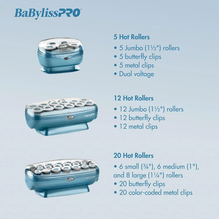 BaBylissPRO® Nano Titanium™ Professional 5 Jumbo Roller Hot Rollers