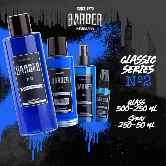 Marmara Barber Aftershave Cologne No.2 8.4 oz - Multipack