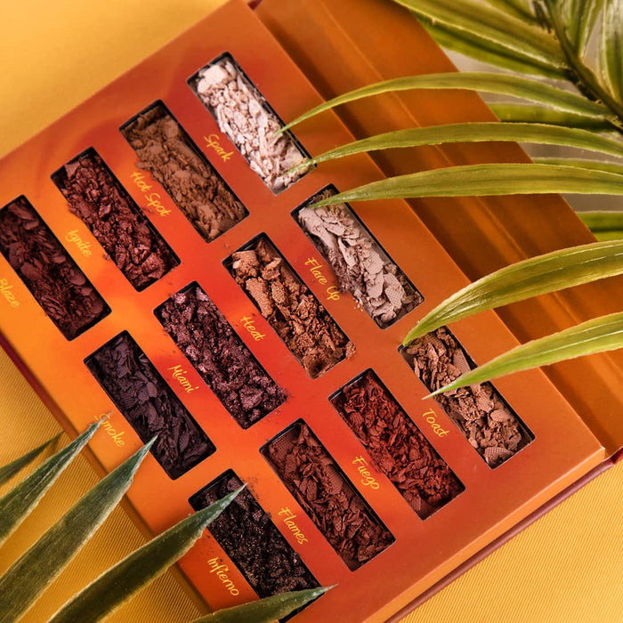 BEAUTY CREACIONES Paleta de sombras de ojos Hot Fire