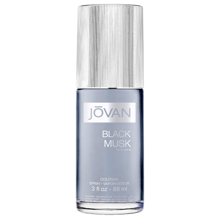 Jovan Black Musk de Jovan para hombres - Colonia en spray de 3 oz