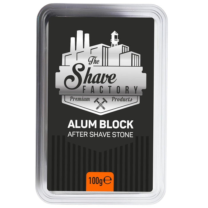The Shave Factory Alum Block Aftershave for Shaving Razor 3.53 oz