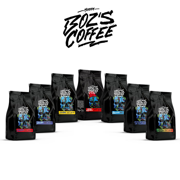 Grains de café décaféinés de Meryem Boz 17,6 oz | Arabica haut de gamme du Mexique | Rôti entier pour machines automobiles et porte-filtres | Délice sans caféine