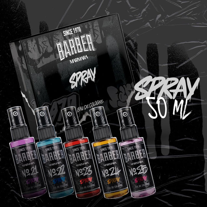 Marmara Barber 5 Mix Travel Set Graffiti Spray 1.7 Oz BC-50-MIX5-S