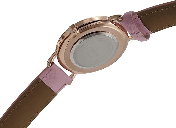 AO-161 Pure - Rose Gold/Light Pink Leather Strap Watch by Andreas Osten for Women - 1 Pc Watch