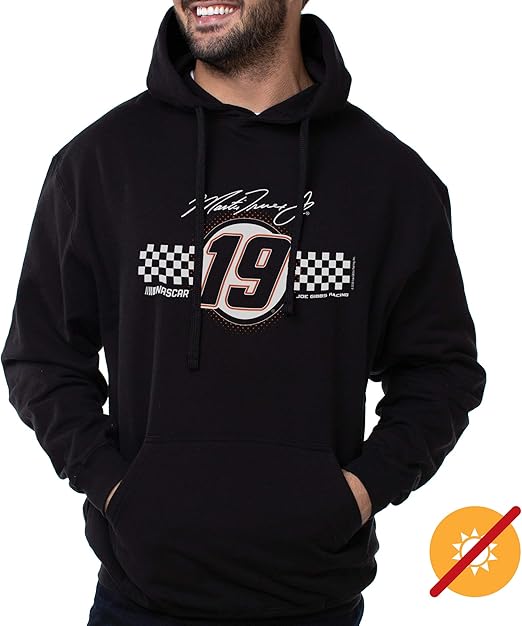 Sweat à capuche NASCAR - Martin Truex Jr - 1 Black par DelSol pour homme - T-shirt 1 pièce (S)