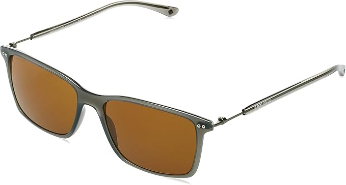 Giorgio Armani AR 8045 5451-73 Frames of Life - Grey-Brown by Giorgio Armani for Men - 55-16-140 mm Sunglasses