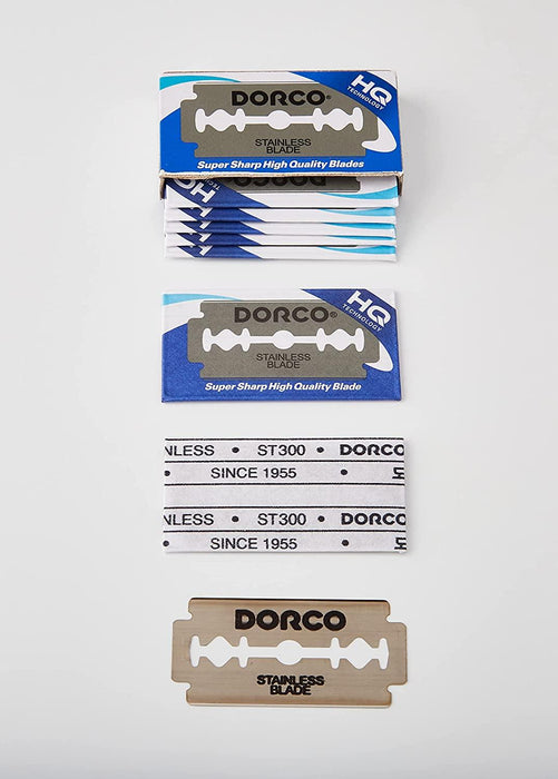 Dorco Double Edge Razor Blade 100ct Blue - BarberSets