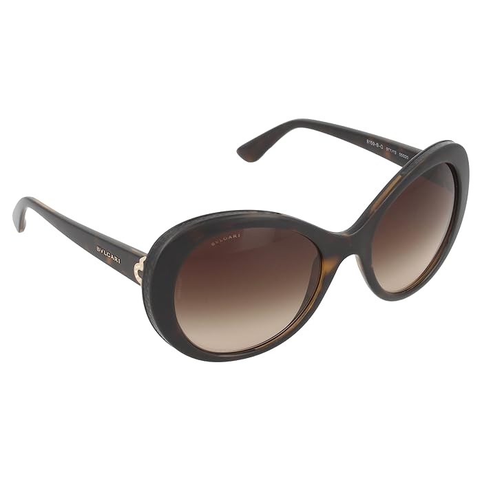 Bvlgari BV8159BQ 977-13 - Dark Havana-Brown Gradient by Bvlgari for Women - 55-20-135 mm Sunglasses