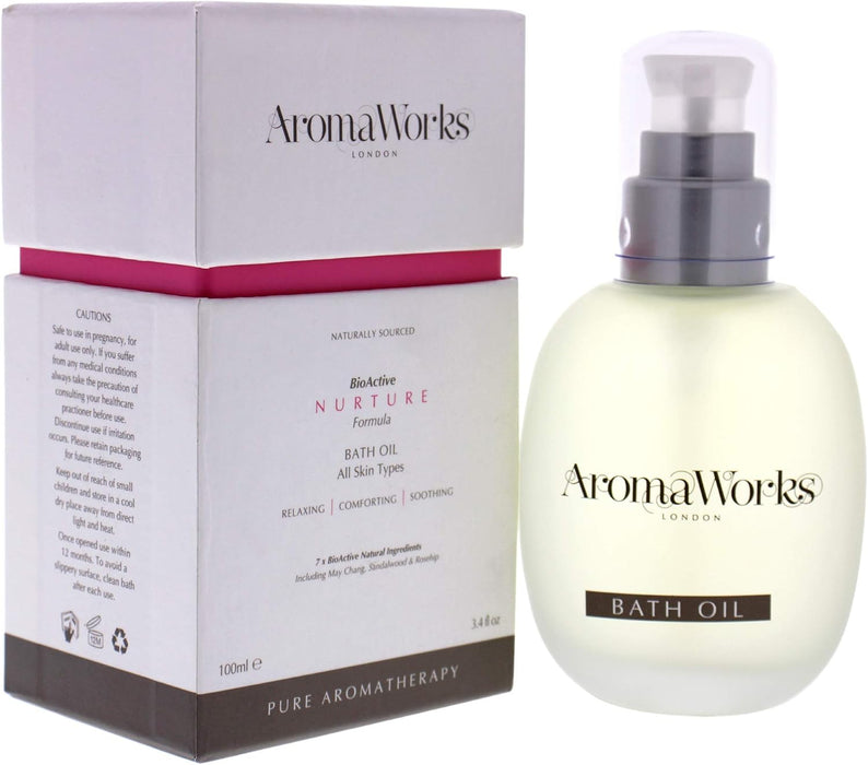 Aceite de baño Nurture de Aromaworks para unisex - 3.4 oz de aceite