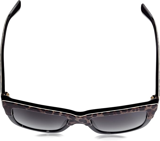 Dolce and Gabbana DG 4262 1995-T3 - Top Leopard On Black-Grey Gradient Polarized by Dolce and Gabbana for Women - 54-18-140 mm Sunglasses