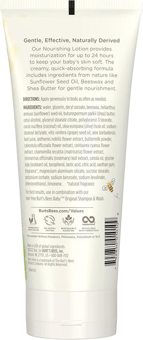 Loción ultrasuave para bebés de Burts Bees para niños - Loción corporal de 6 oz