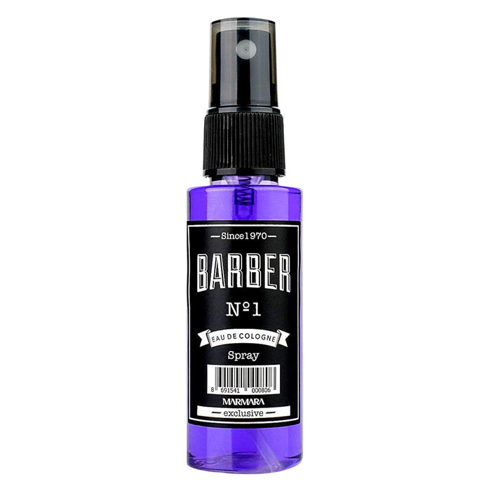  Marmara Barber Cologne - Best Choice of Modern Barbers and Traditional Shaving Fans (No 1 Purple, 50ml x 1 Spray Bottle)