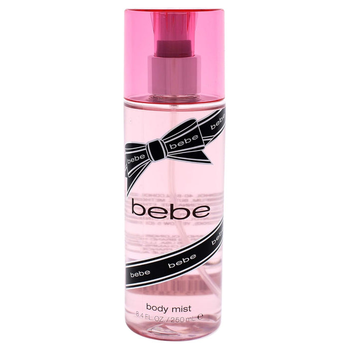 Bebe Silver de Bebe para mujeres - Bruma corporal de 8,4 oz