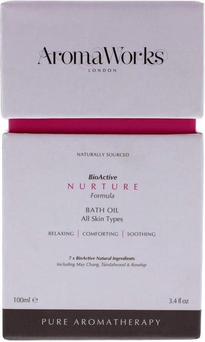 Aceite de baño Nurture de Aromaworks para unisex - 3.4 oz de aceite