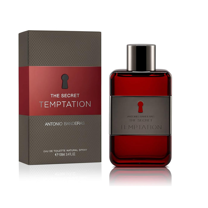 La tentación secreta de Antonio Banderas para hombres - Spray EDT de 3.4 oz