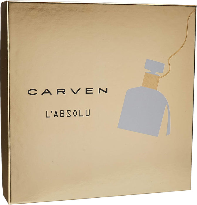 LAbsolu de Carven pour femme - Coffret 2 pièces Spray EDP 1,66 oz, Lait corporel parfumé 3,33 oz