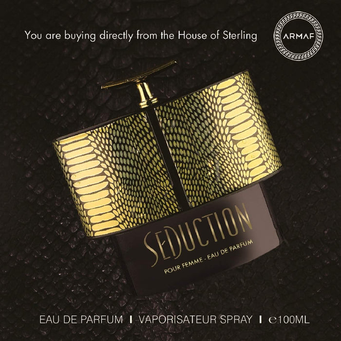 Seducción de Armaf para mujeres - Spray EDP de 3,4 oz