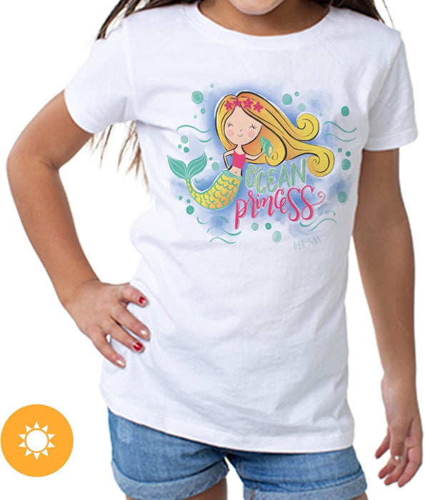 T-shirt ras du cou pour enfants - Ocean Princess par DelSol pour enfants - T-shirt 1 pièce (2T)