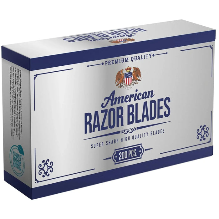 American Razor Blades – Super Sharp Double Edge (100 ct) | The Shave Factory