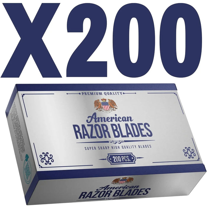 American Razor Blades – Super Sharp Double Edge (100 ct) | The Shave Factory