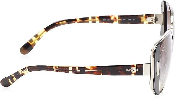 Prada SPR 59S 1AB-OA7 - Black-Grey by Prada for Women - 56-16-135 mm Sunglasses