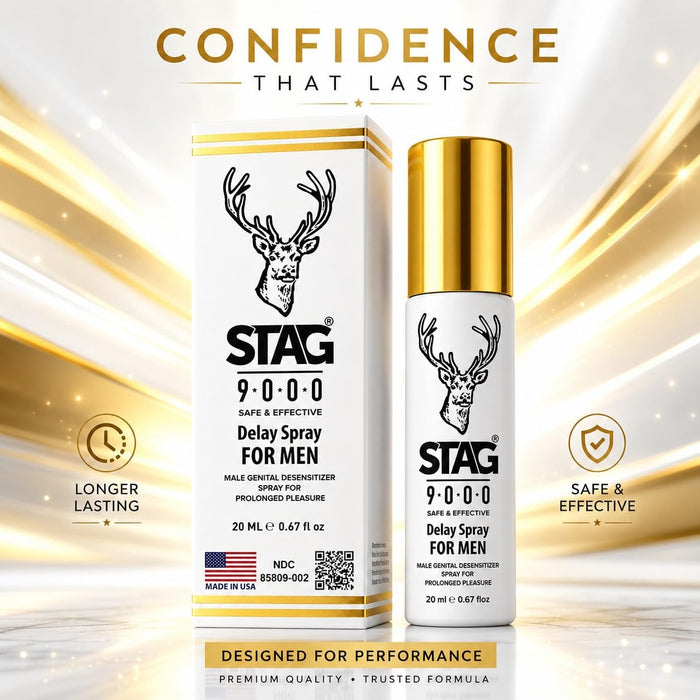 Stag 9000 Delay Spray for Men - 0.67 fl oz (20 ml)