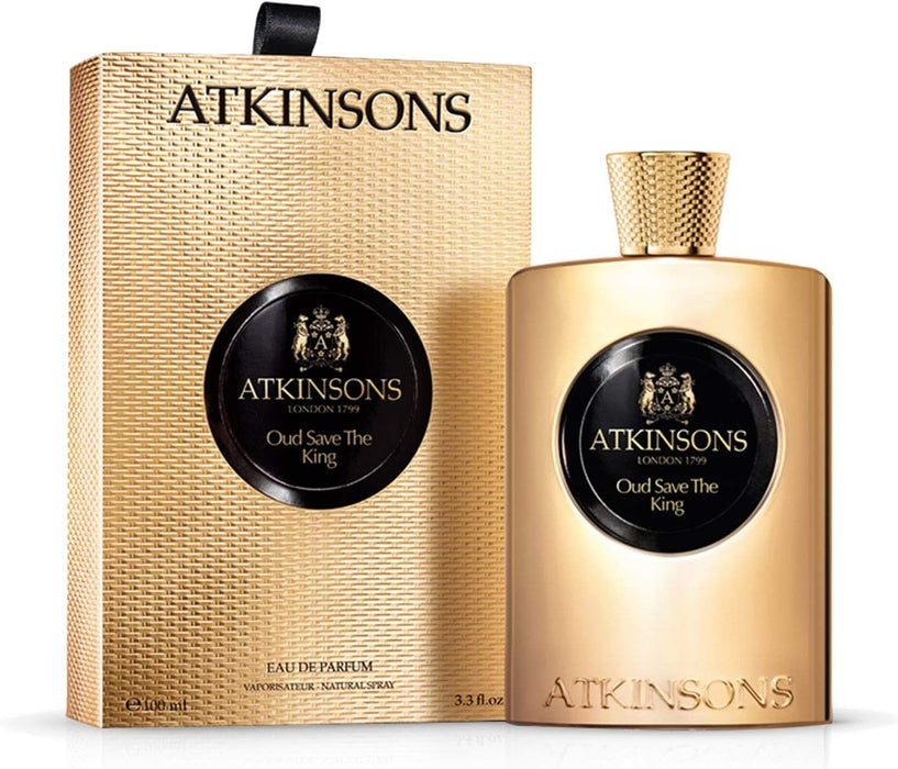 Oud Save The King de Atkinsons para hombres - EDP en aerosol de 3.3 oz