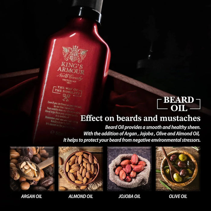 King's Armour Beard Oil 50 ml (1.69 Fl Oz)