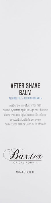 Baume après-rasage de Baxter Of California pour hommes - 4 oz de baume après-rasage 